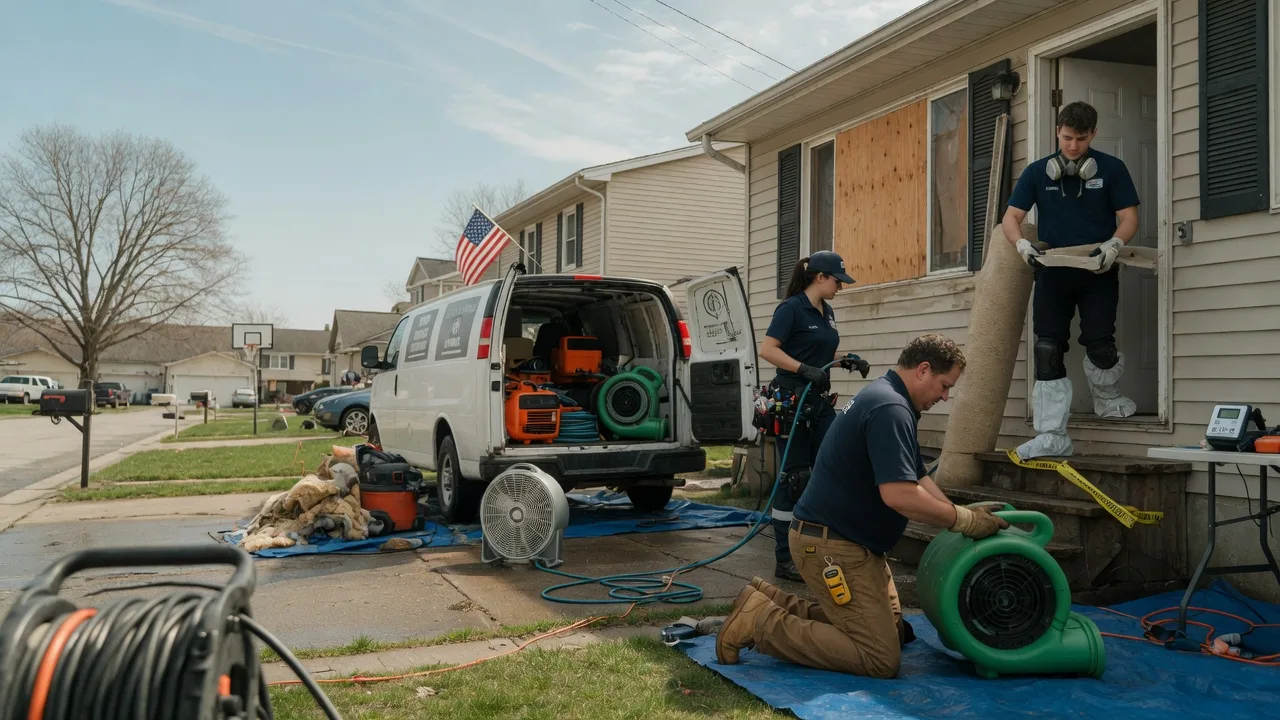 Water Damage Restoration in New Eagle, PA near me